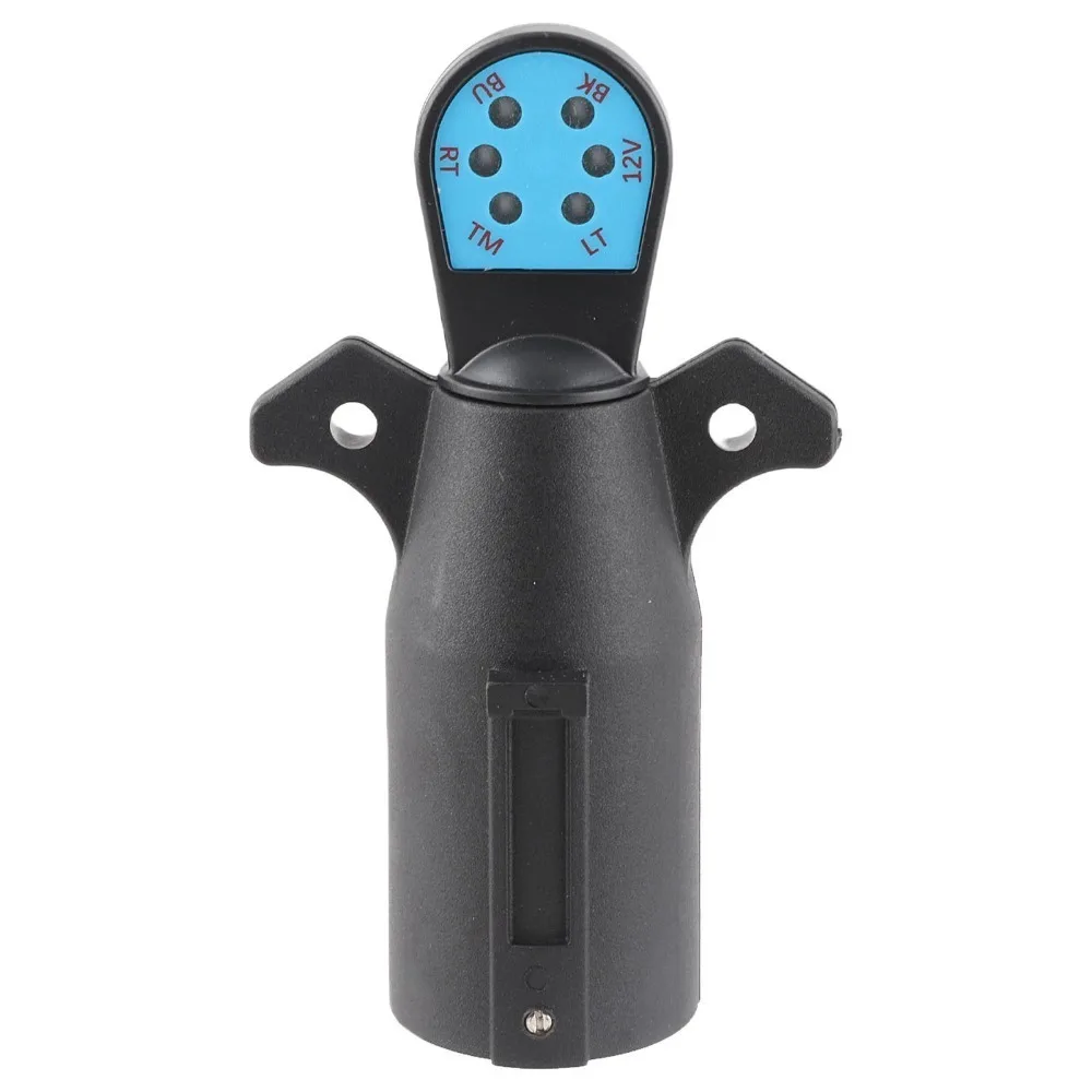 

Light Tester 12V 7 Pin Towing Light Tester 7 Way Plug Tester Wiring Cable Tester Trailer Plug Tester Auto Trailers
