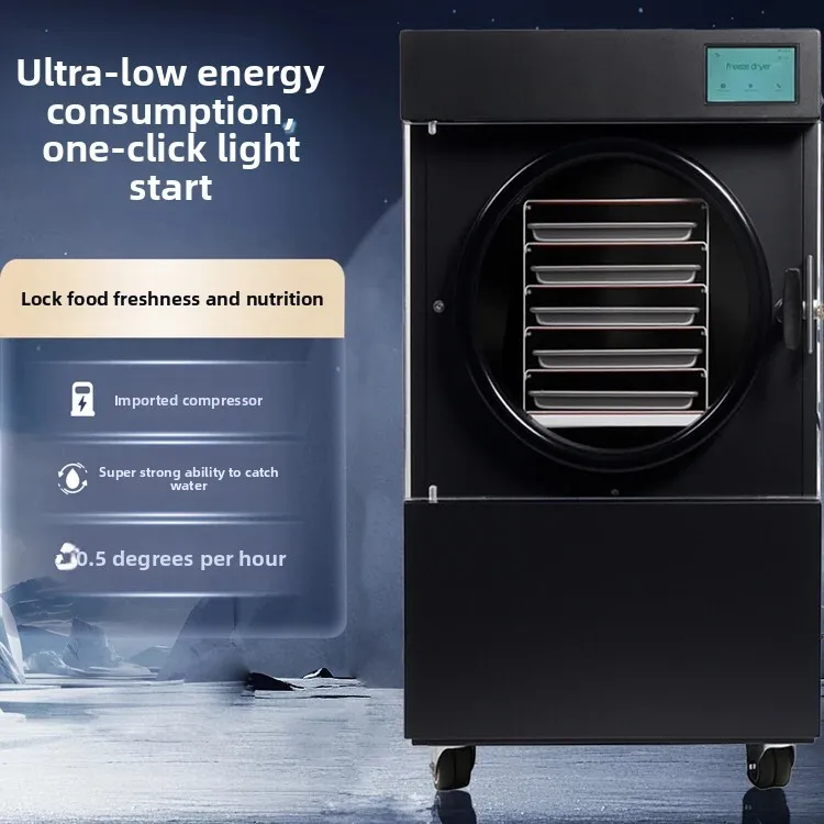 Pet Food Freeze Dryer Vacuum Energy-saving Intelligent Control Home Business Dual-use Low-temperature Fruit And Vegetable