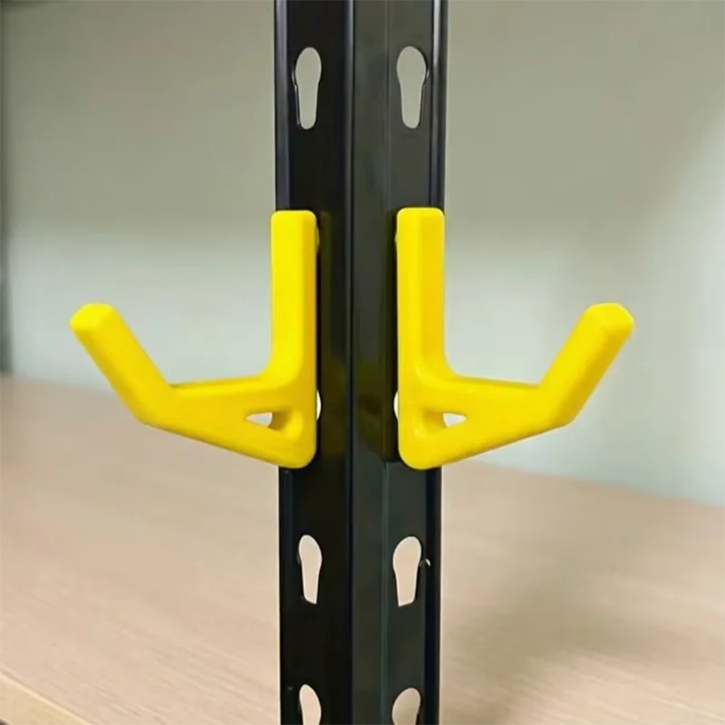 5Pcs Universal Hooks for Shelving with 10.3mm Hole Spacing Storage Hooks Garage Auxiliary Hooks Shelf Fittings Support Hooks