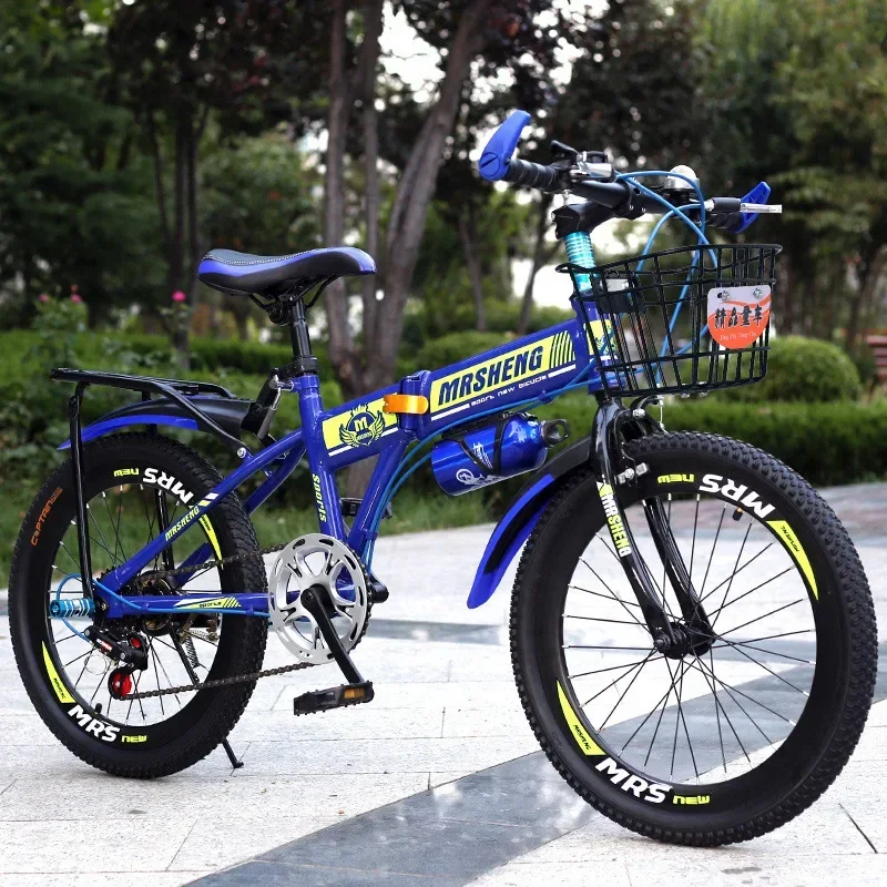 Bicicleta de Montaña plegable para niños, bicicleta de 18/20/22/24 pulgadas para niños y niñas, bicicleta de escuela primaria para niños de escuela secundaria grande