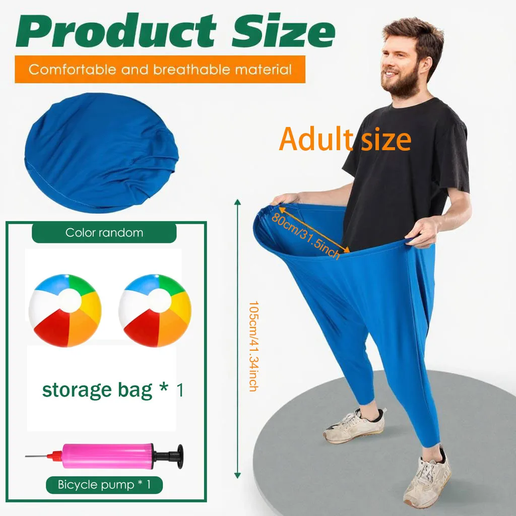 Conjunto de jogo de calças da vovó, bolas de quintal, esportes ao ar livre, jogos de equipe, diversão, festa de família, jogo para campo de arremesso, adereços de jogo, brinquedo elástico