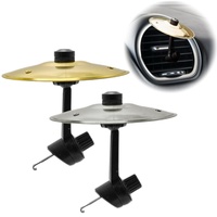 Car Crash Cymbal Vehicle-mounted Knocking Cymbal Ornaments Car Air Outlet Creative Car Mini Drum Cymbal Air Vent Decoration Gift