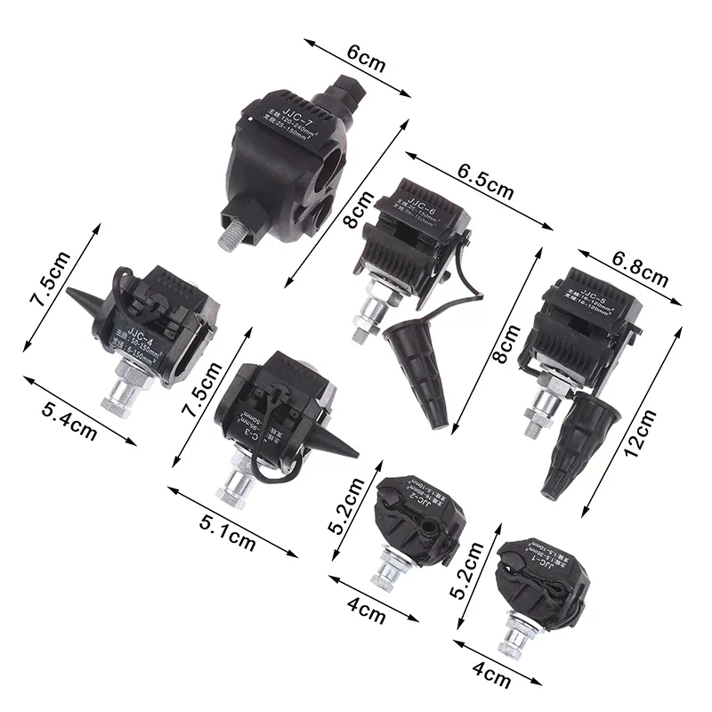 1PC Insulation Piercing Connector 1KV No Peeling Piercing Clamp High Low Voltage Cable Splitter Insulation Piercing Connector