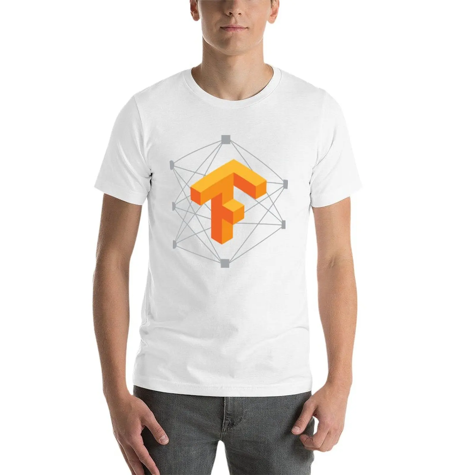 TensorFlow الشبكة العصبية T-Shirt.png تي شيرت رجل التي شيرت تي شيرت للرجل تي شيرت
