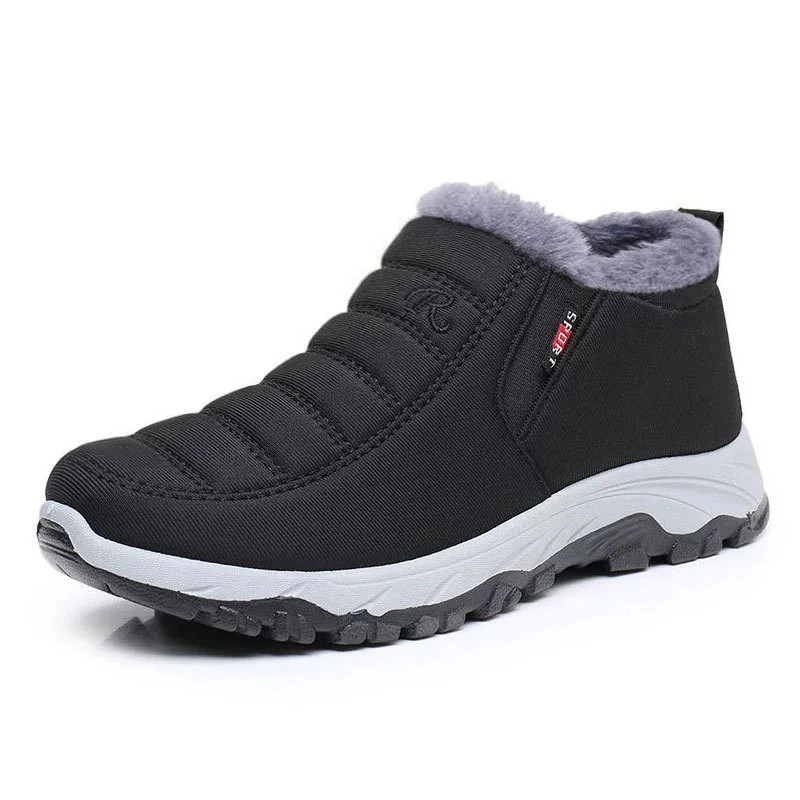 Schneestiefel für Damen und Herren, modische Baumwollstiefel für 2026, verdickt und warm. Bequeme Baumwollstiefel mit dicker Sohle – Detail 5