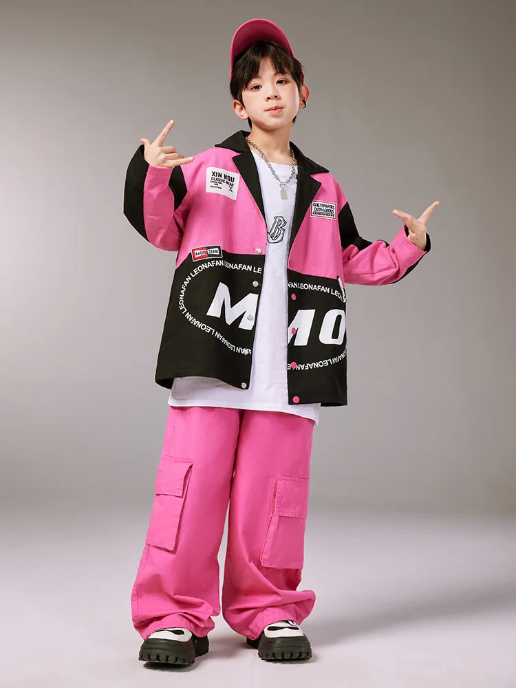 Moderne K-pop Jazz Dance Kostüm Mädchen Hip Hop Performance Kleidung Kinder Laufsteg Street Dance Kleidung Mode Bühne Tragen