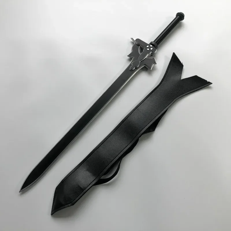 

1:1 Sword Art Online Dark Repulser Kirito Kirigaya Sword Kirigaya Kazuto cosplay Yuuki Asuna black sword cosplay +PU scabbard