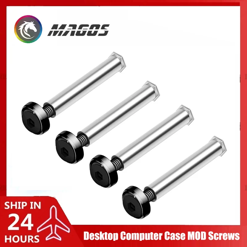 Desktop Computer Mod FAN Screws Fixed Long Double Locking for 15mm/25mm Ccse Fan-Radiator DIY Cooling Multi-Color 4Pcs/Lot