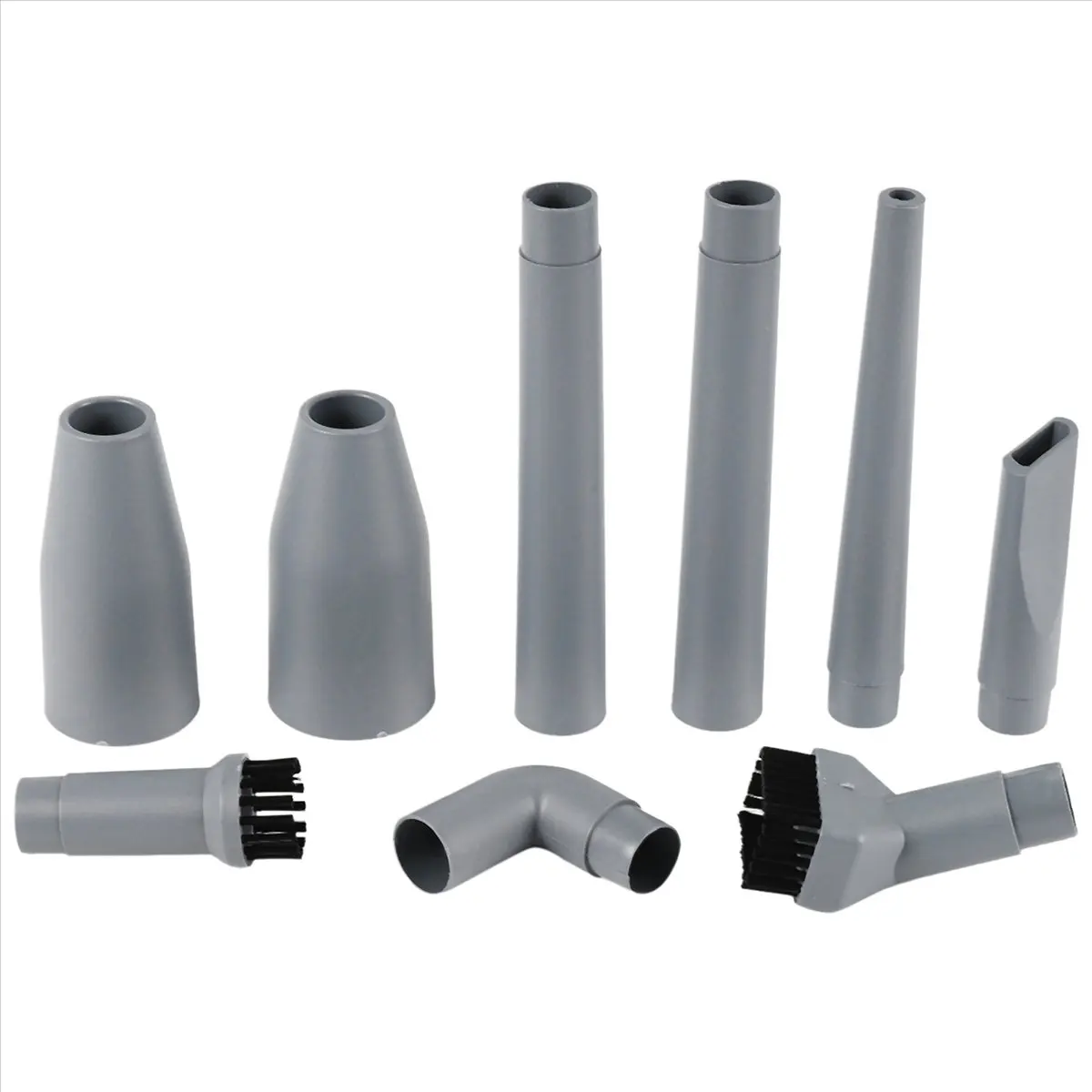 【High Quality】9pcs Mini Vacuum Attachment Accessories Parts Set Fits Most Vacuum Cleaners SUMMER