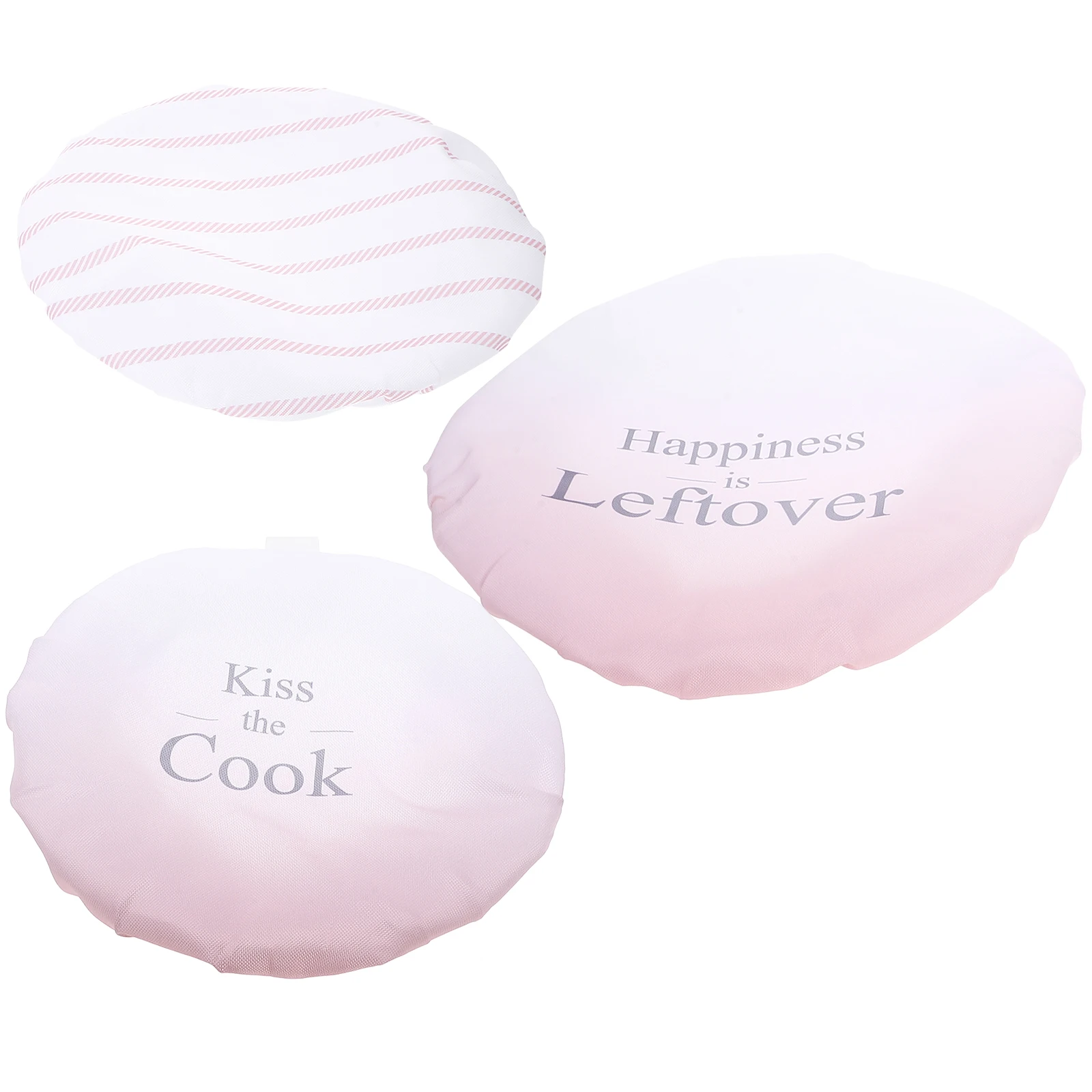 

3 Pcs to Stretch Dustproof Bowl Cover Food Fabric Covers Oxford Cloth Washable Lids
