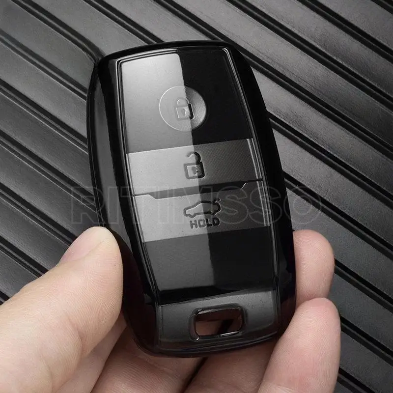 TPU Shell For KIA Rio Rio5 Sportage Ceed Cerato K3 KX3 K4 K5 Sorento Optima Picanto Car Remote Smart Key Case Cover