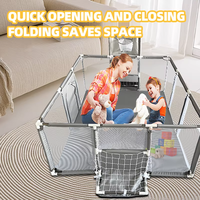 IMBABY Baby Playpen Indoor Baby Playground Large Playpen for Children Safety Protective Barrier Fence Waterproof Game Playpen
