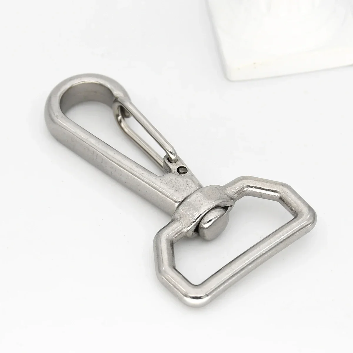 Stainless Steel Snap Hook Carabiner Rotatable Lobster Bolt Trigger Clip Clasp Leathercraft Bag Strap Dog Leash Parts Keychain