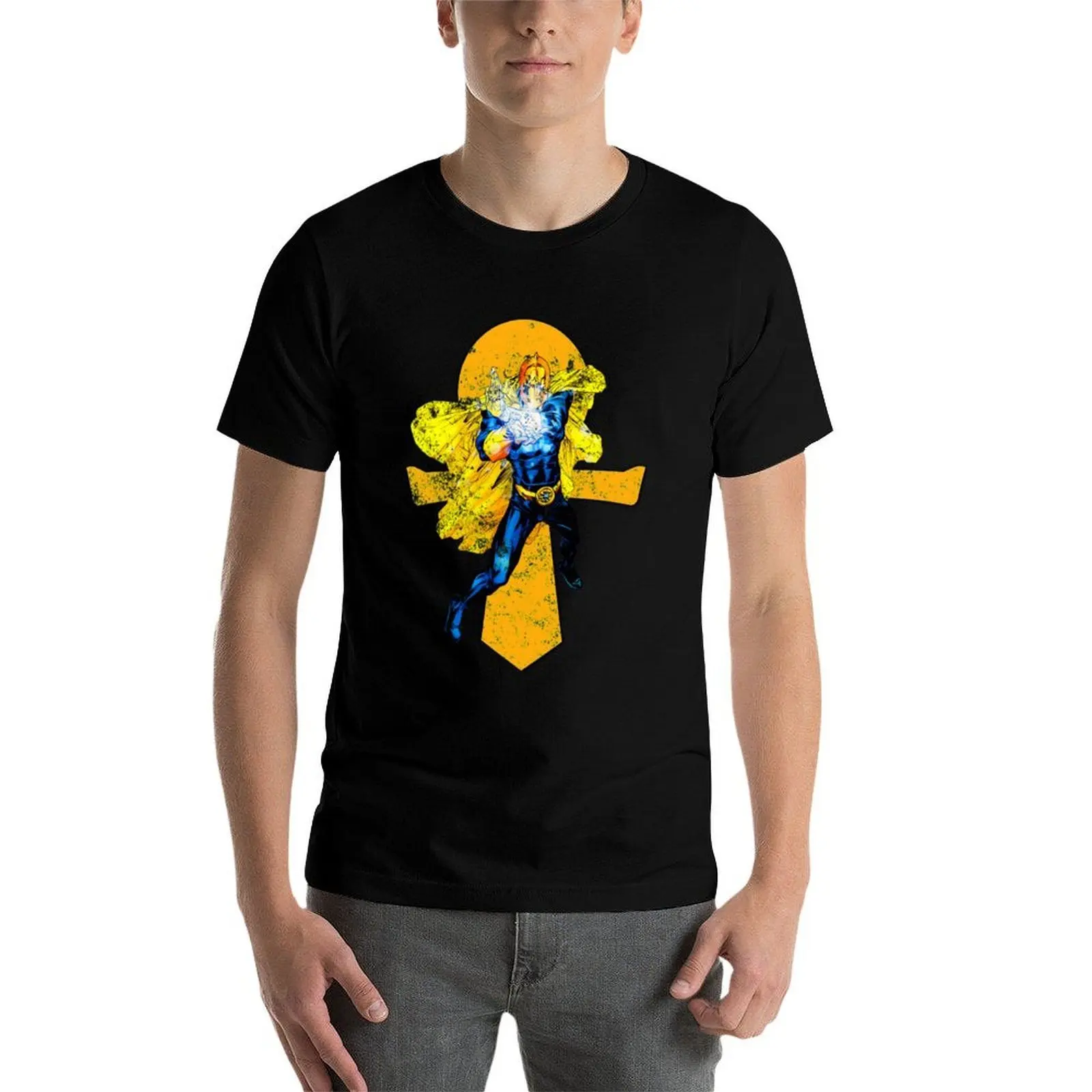 Dr Fate Nabu Classic Design T-Shirt Festival Short Sleeve T-Shirt - view 3
