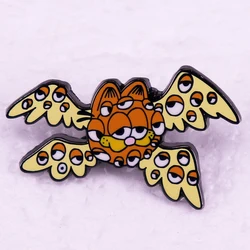 Seraph Seraphim Cat Badge Wings Kitty Classic Cartoon Art Enamel Pin Brooch Jewelry