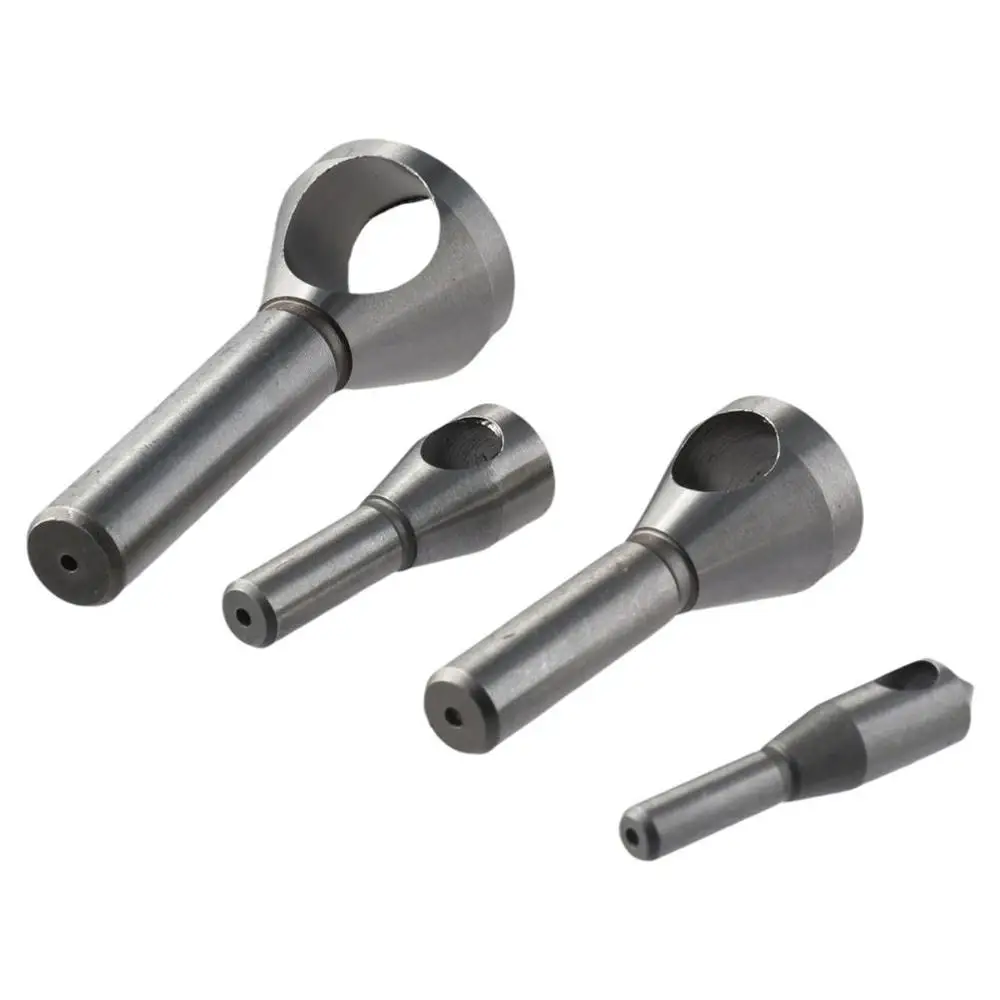 

4pcs Silver Bevel Hole Chamfer Cutter High Speed Steel Hardness Below 28° 90 Degree Chamfer Drill Bits 90 Degree