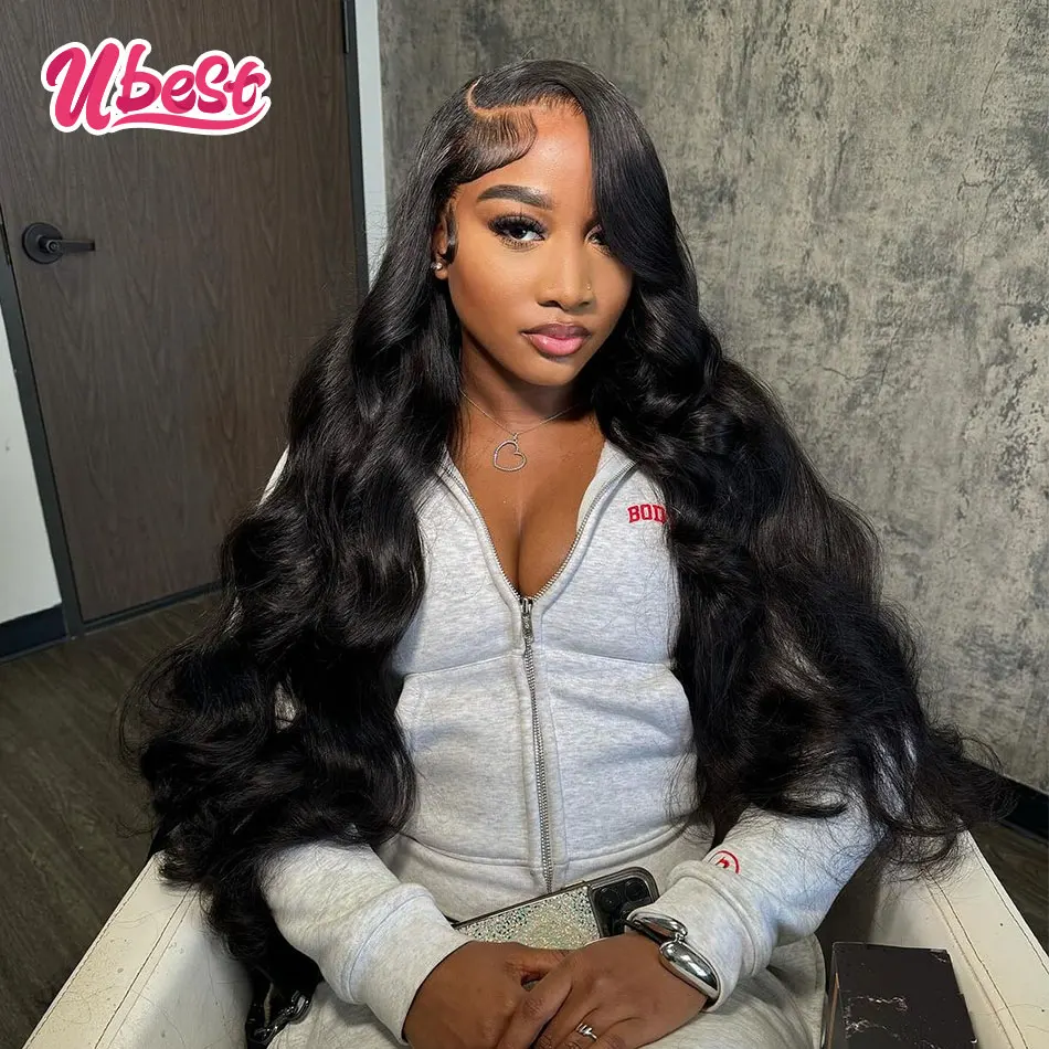 13x6 Ombre Pink Color Body Wave Lace Front Human Hair Wig 200 Density Brazilian Transparen Lace Frontal Wig For Women