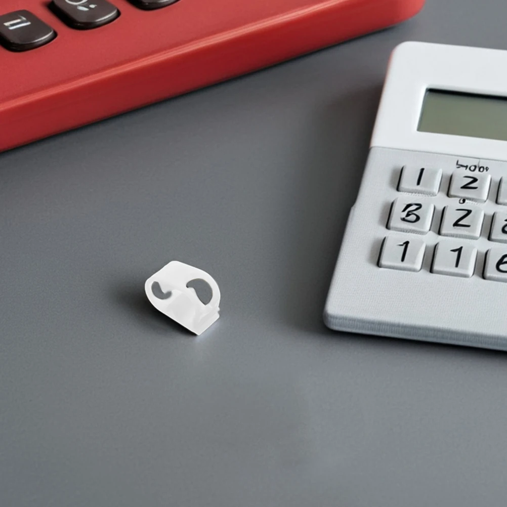 20 Pcs White 1/4-1/2 Inch Flow Control Tube Clamp Lab Water Hose Stop Clip Replacement Clamps Tube Shut Off Valve