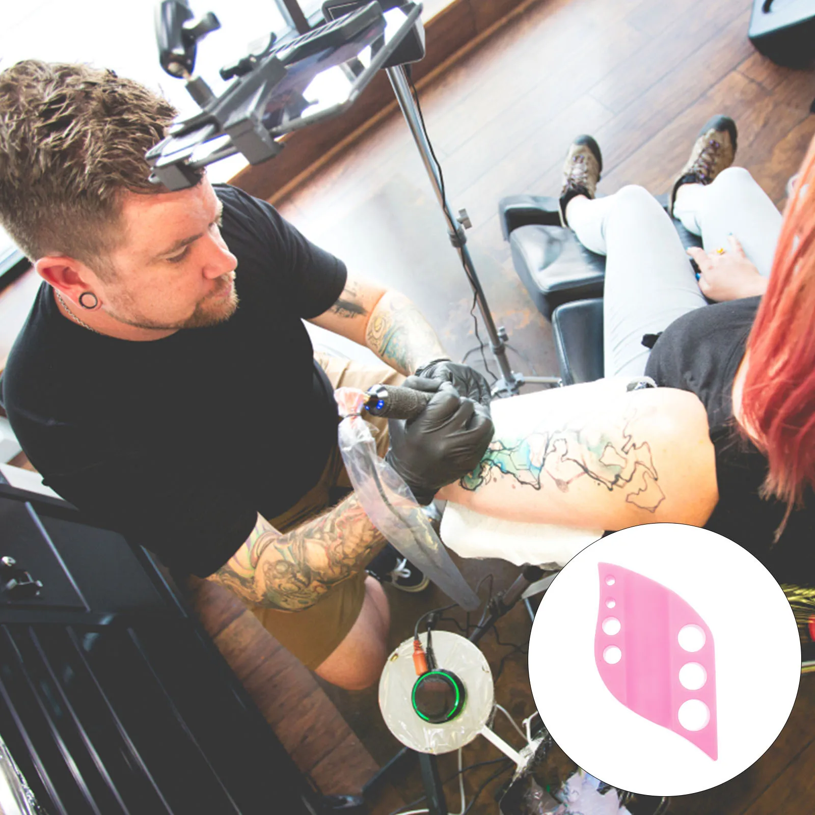 

Tattoo Ink Cup Holder Silicone Pigment Cup Rack Eyebrow Pigment Organizer Tool Stand Ink Cups Holder Tattoo Accessories