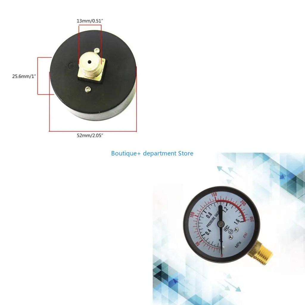 E1PD High Accuracy Pressure Gauge Horizontal/Vertical Type All Purpose Pressure Gauge
