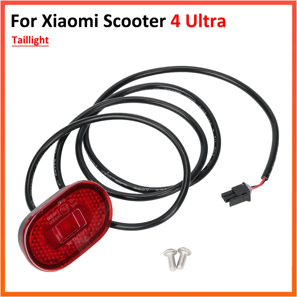 Tail Light for Xiaomi Electric Scooter 4 Ultra Rear Fender Brake Light Warning TailLight Fittings Accessories