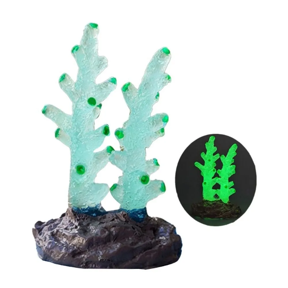 Decorative Luminous Coral Reefs Luminescent Simulation Simulation Coral Reefs Resin Lifelike Landscape Coral Landscaping