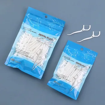 치실 픽 이쑤시개, 치아 스틱, 치아 청소 치간 브러시, 치실 픽, 구강 위생 관리, 100 개