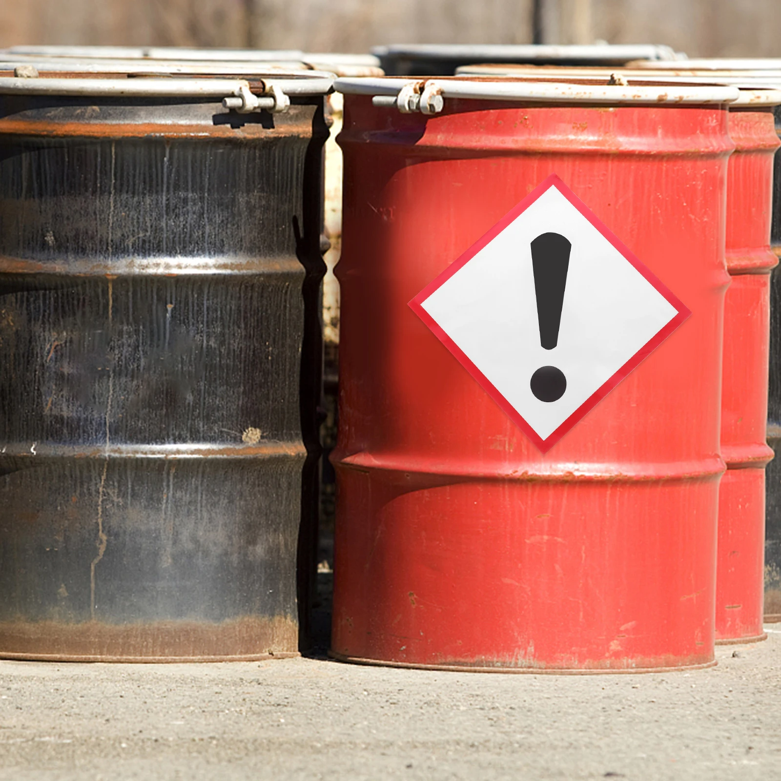 Safety Sign Stickers Car Warning Driver Reflective Danger Area Keep Out Caution Construction