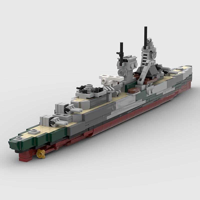 qwert Dutch Light Cruiser Model MOC Building Bricks War Equipment Modular Technology Gifts Holiday Assemble Children Toys Suit