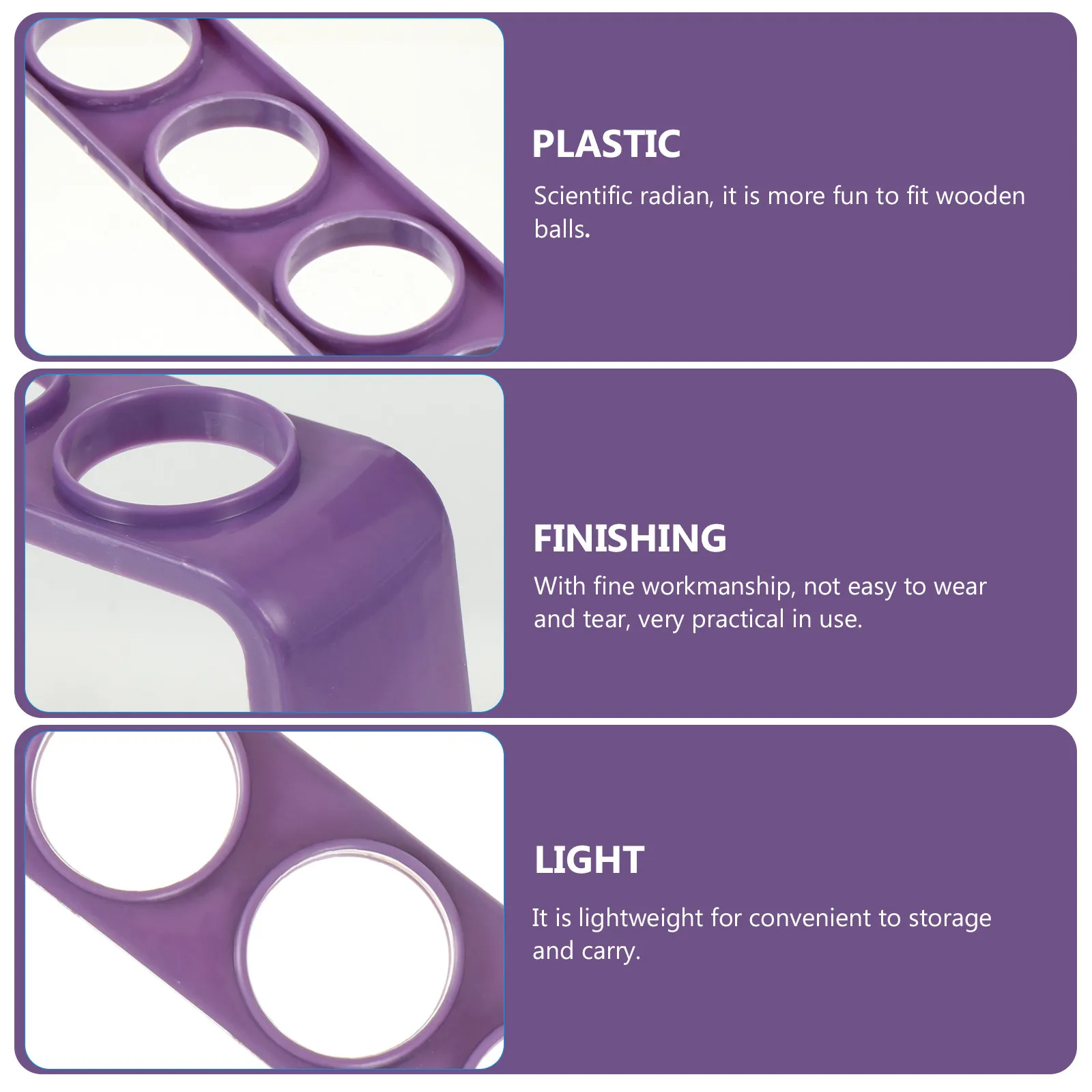 4pcs Durable Plastic Test Tube Stands with Stable Base for Lab, School & Science Teaching Supplies