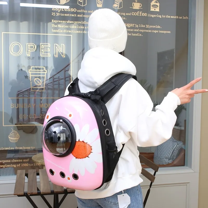 

New cat bag, pet outdoor bag, portable cat cage, space bag, cabin bag, backpack, dog backpack, cat supplies