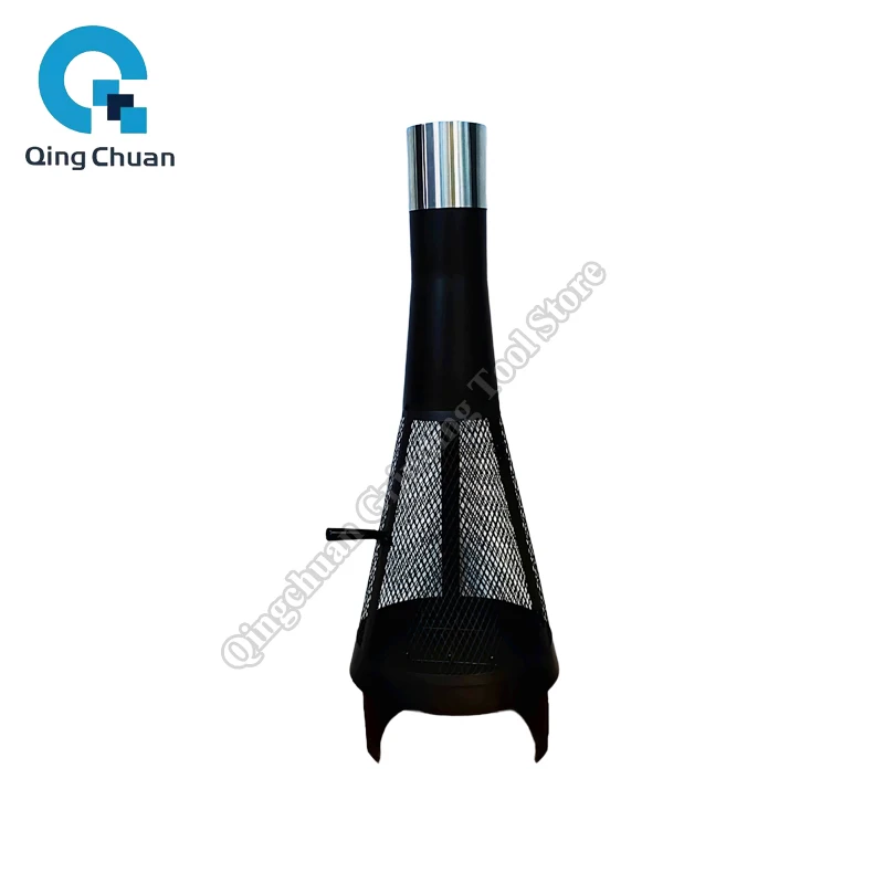 Firewood Stove Garden Outdoor Winter Heating Stove Rocket Furnace Heating Wood Burning Brazier With Chimney Firewood Stove
