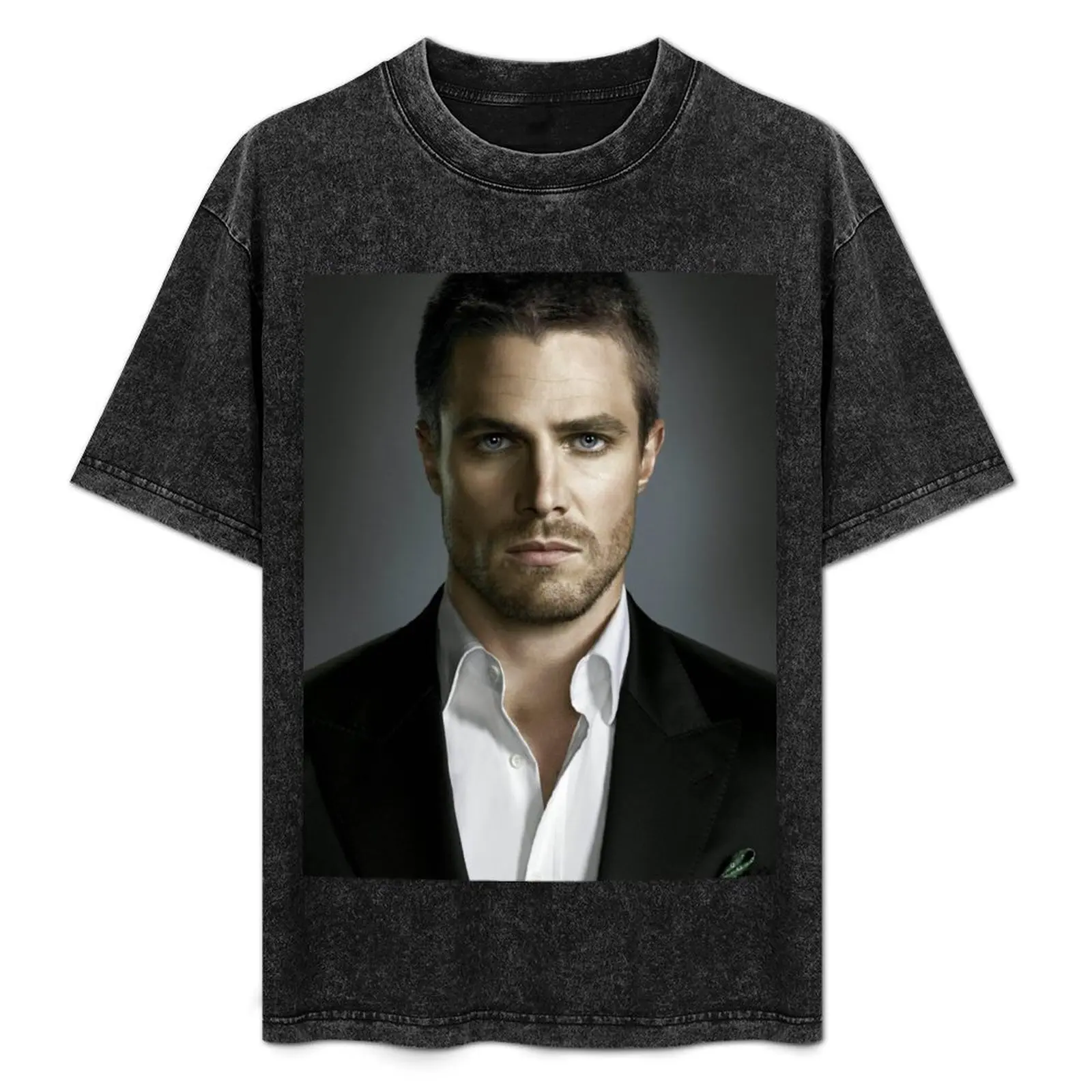 Stephen Amell T-Shirt Large Size Soft Cotton T-Shirt