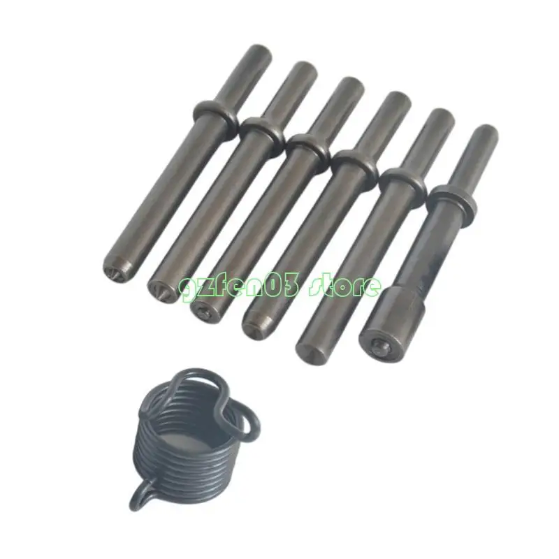 

W0YC Heavy Duty Smoothing Air Hammer Pneumatic Chisels with Spring Pneumatic Chisels Accessories Pneumatic Bits Tool