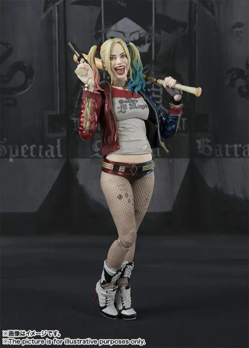 New Movie Suicide Squad Harley Quinn Joint mobility Action Figures PVC Model Statue Toys doll Desk Decor Collection Gifts boxed