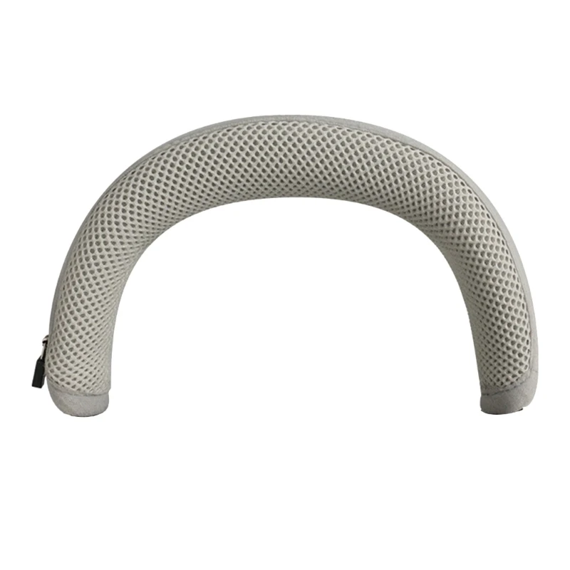 Cómodo cojín de diadema de repuesto para auriculares QC45, cubiertas con cremallera para el haz de cabeza, mejora la experiencia