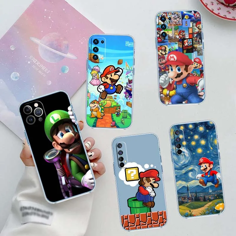 M-Marios Phone Case for Moto One Zoom Vision Macro Action Hyper Fusion G8 G9 G10 G20 Plus Play Power Pro