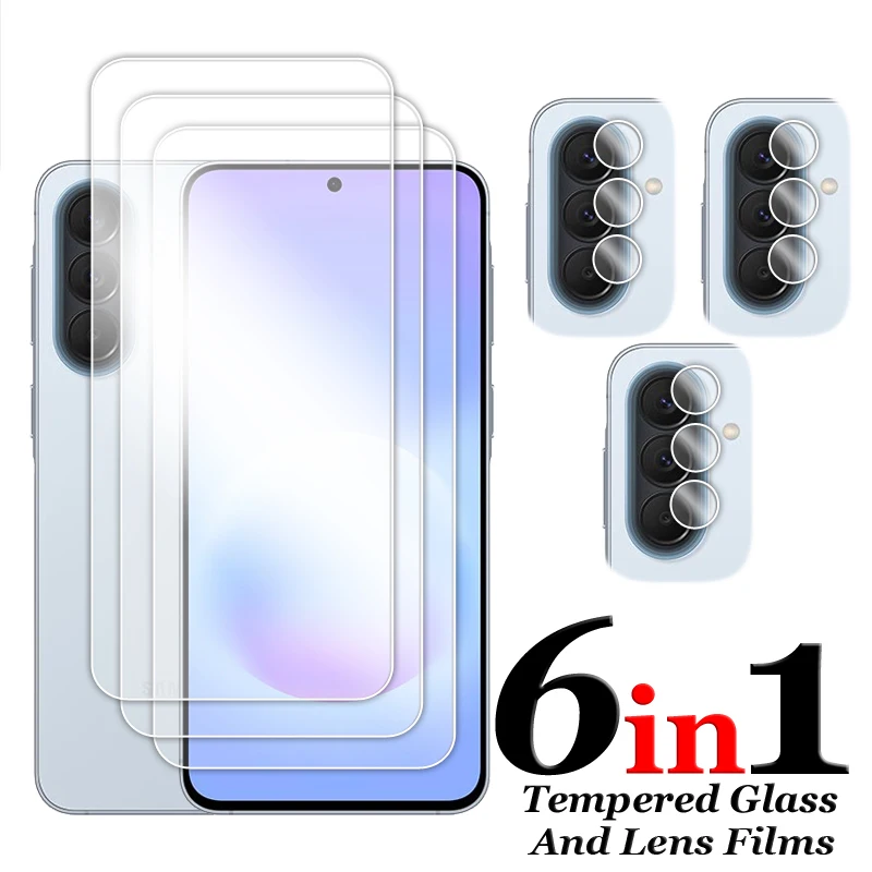 Für Samsung Galaxy A57 Glas Vollkleber-Displayschutzfolie Für Samsung A07 A17 A37 A57 5G Gehärtetes Glas Für Galaxy A57 Linsenschutzfolie