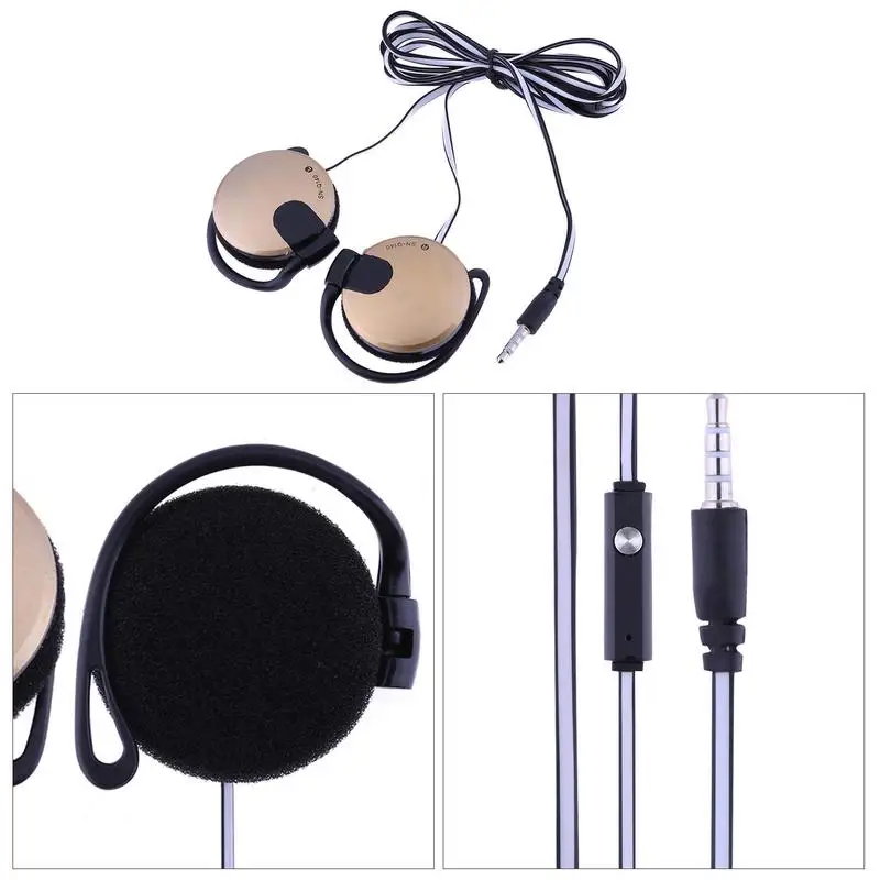 Móvel com fio fones de ouvido 3.5mm esporte fones com baixo telefone fones de ouvido estéreo microfone música para huawei