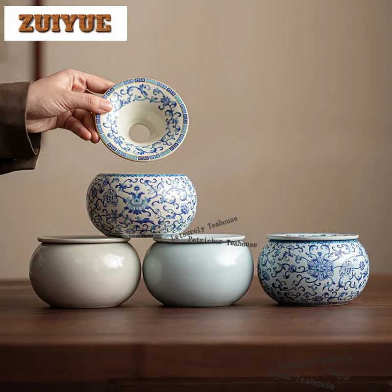 

Ru Kiln National Style Ceramic Ashtray Ancient Pocket Ashtray Smoking Steamers Ash Tray Weed Smoking Tableware Collection Craft