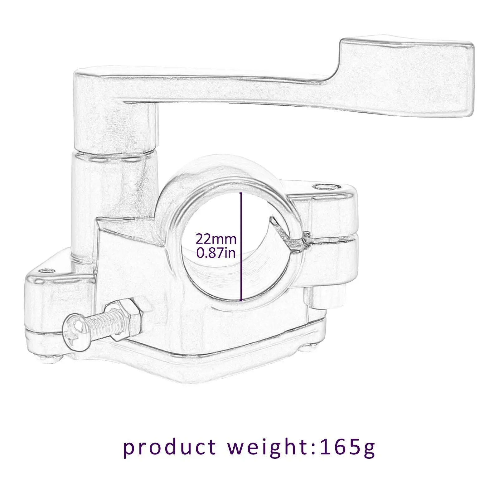 Thumb Throttle Gas Lever Controller 7/8