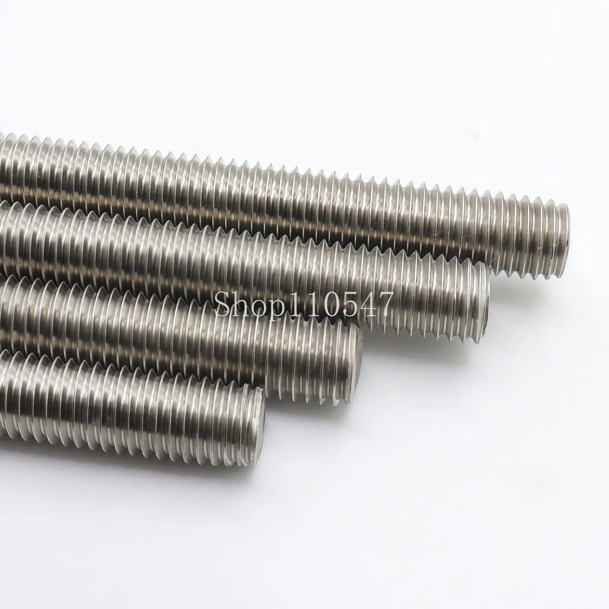 1pc 304 Stainless Steel Full Threaded Rod Bolt Length 50 - 500mm Fully Metric Headless Thread Stud Thread Rods Screws M18 M20