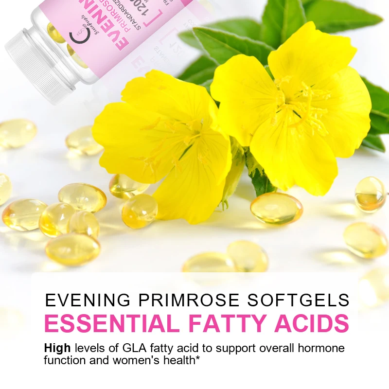 GP Greenpeople Plant Evening Primrose Oil Capsule Promotes Nutritional Support for Women with Healthy Skin&Cardiovascular Health