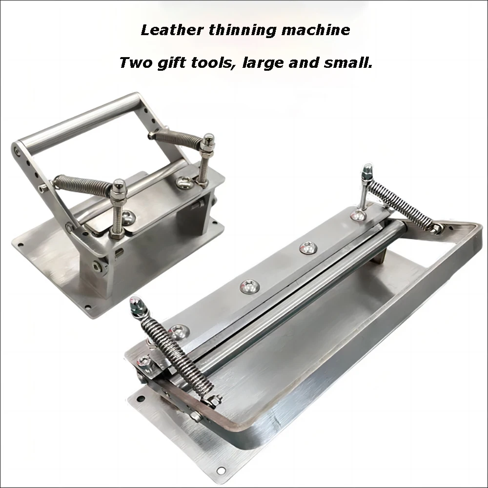 Stainless Steel  DIY Manual Leather Craft Tool Leather Skiving Machine
