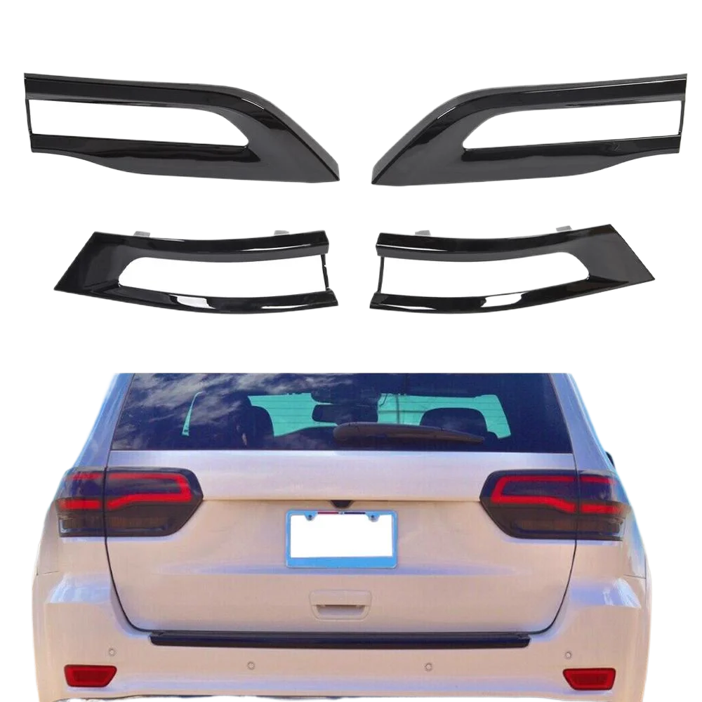 4 szt./zestaw listew ozdobnych tylnych świateł klapy bagażnika Grand Cherokee do Jeep Grand Cherokee 2014-2021 68220970AA 68220968AA 68219812AA 68219813AA — 2