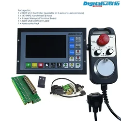 DDCS V3.3 / DDCS V3.1 CNC Motion Controller Kit 3/4 Axis With 1474MPG Handwheel For Cnc Engraving And Milling Machines