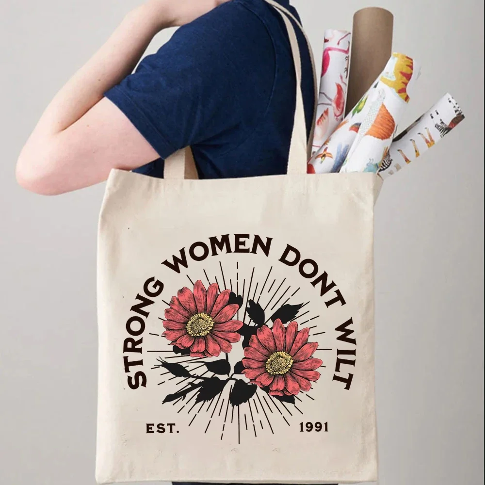 

Feminist Gifts Tote Bags Girl Power Strong Women Smash The Patriarchy Women's Rights Elegant Large Handbag Female Shoulder Bags