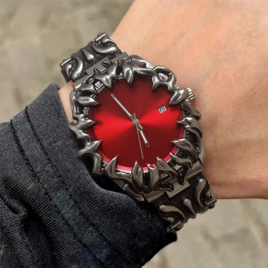 

Лучшие кварцевые часы мужские уникальные когти дьявола Alabaster Industries материал простые креативные персонализированные часы мужские часы AAA Relogio