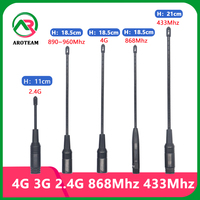 Flexible 2.4G 4G LTE 868Mhz 3G GSM 433Mhz 400~470Mhz Lora High Gain 8dbi Omni WiFi Soft Walkie talkie antenna Interphone Aerial