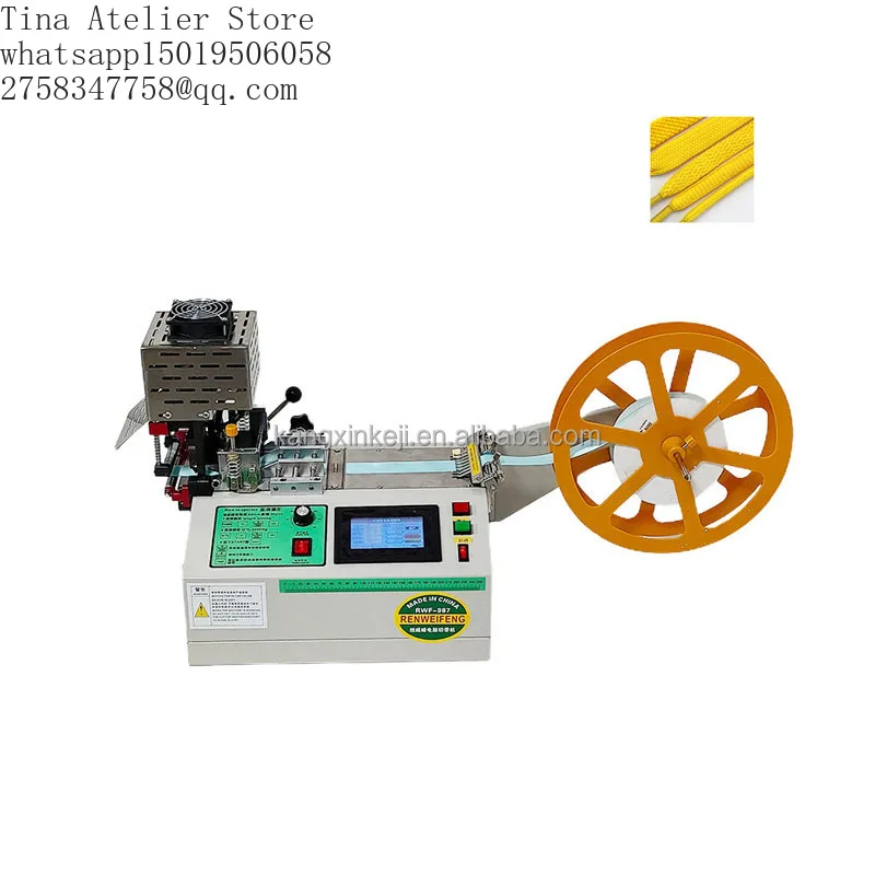Automatic to Sheet Hot Nylon Cutter Webbing Roll Cutting Machine